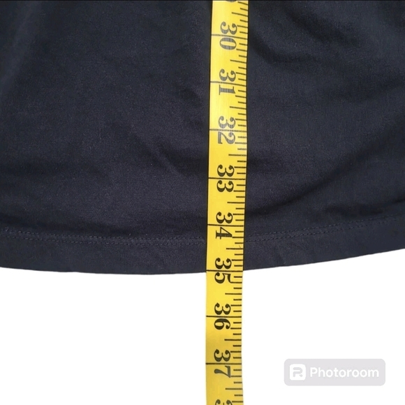 ASOS Black Embroidered Puff Sleeve Wrap Mini Dress Size 14 - Picture 8 of 12